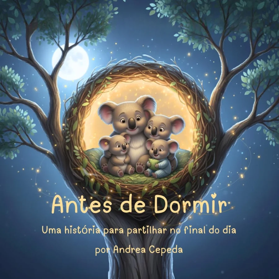 Antes de Dormir (edición en portugués) — portada del libro